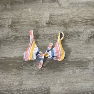 Hollister Striped Swim Top